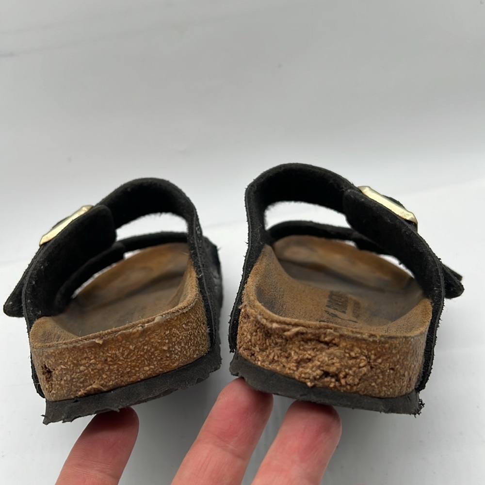 Birkenstock Germany Brown Leather Sandals EU 39 USA 8 - Picture 2 of 10